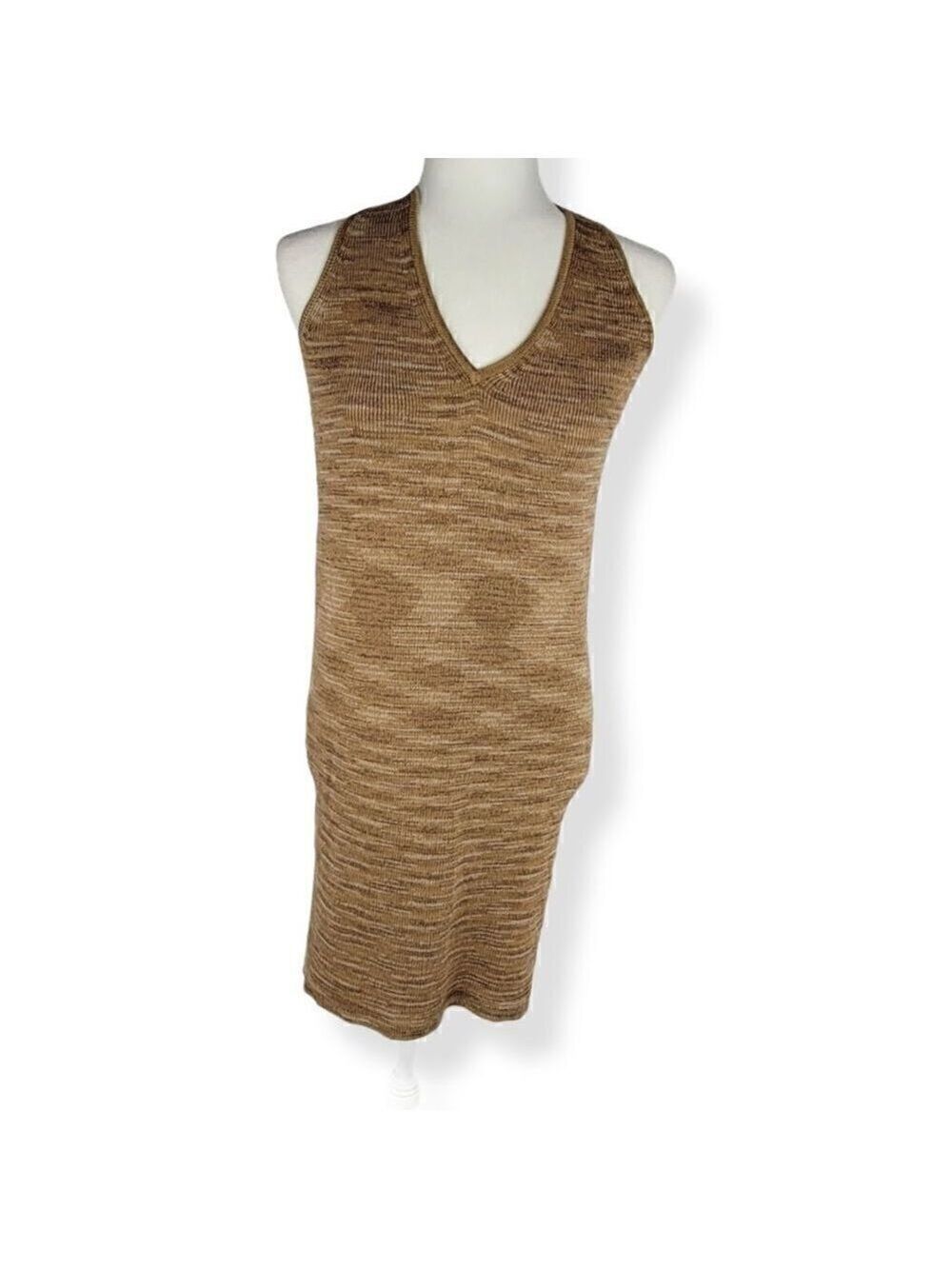 Wild Fable  Brown Knit halter Dress XL